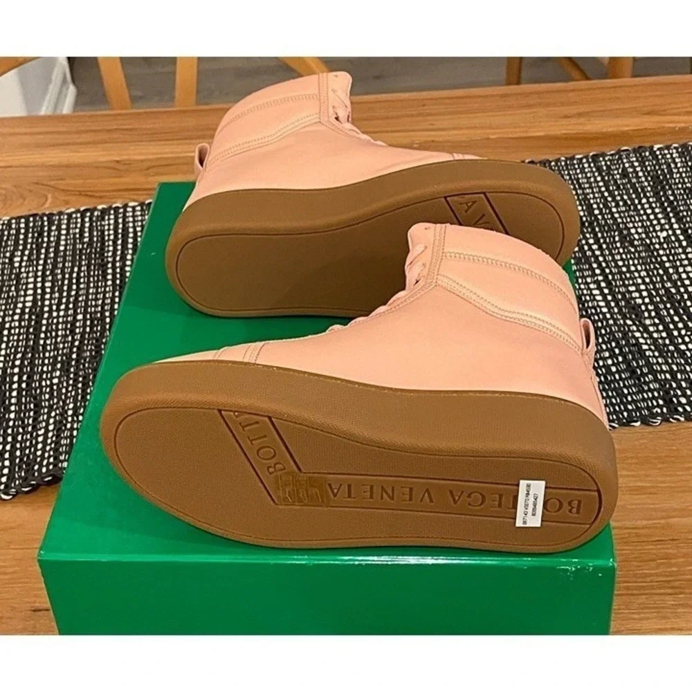 BOTTEGA VENETA‎ NAPPA LEATHER THE QUILT 667143 HIGH-TOP Women's Sneakers EUR-38